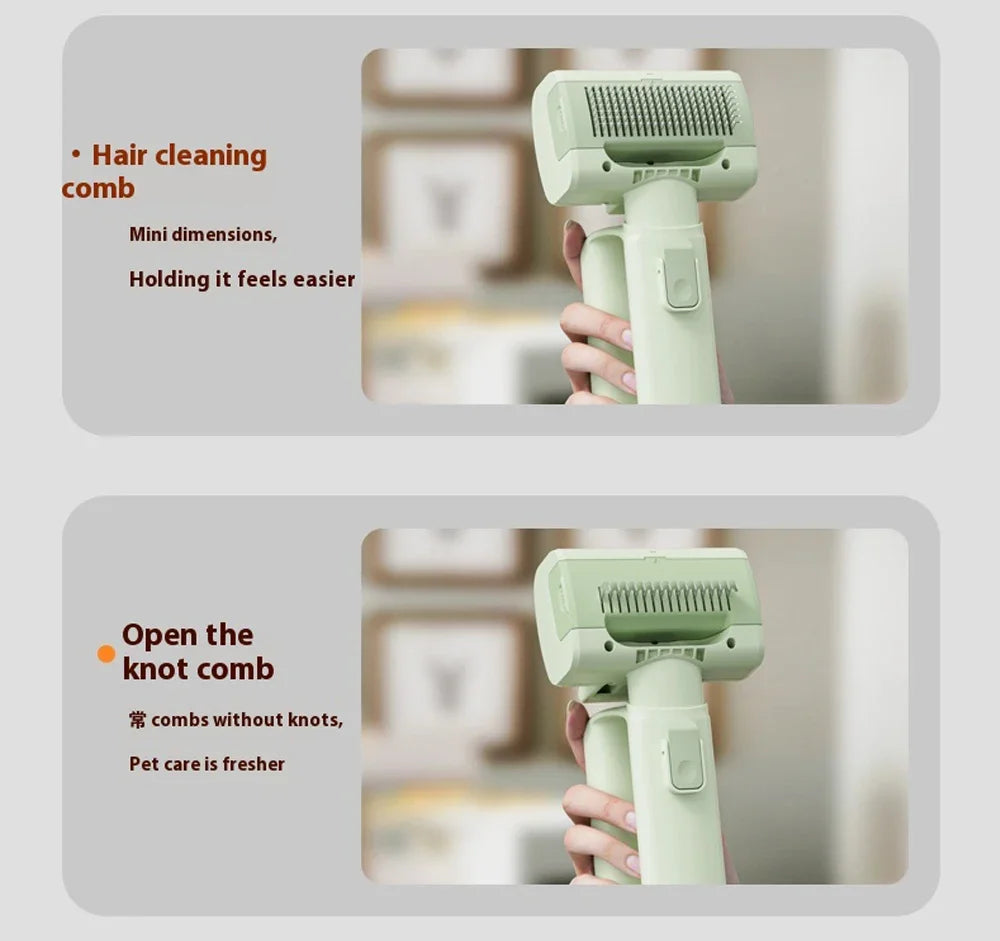 Pet Grooming Vacuum Kit with 5 Brush Heads
