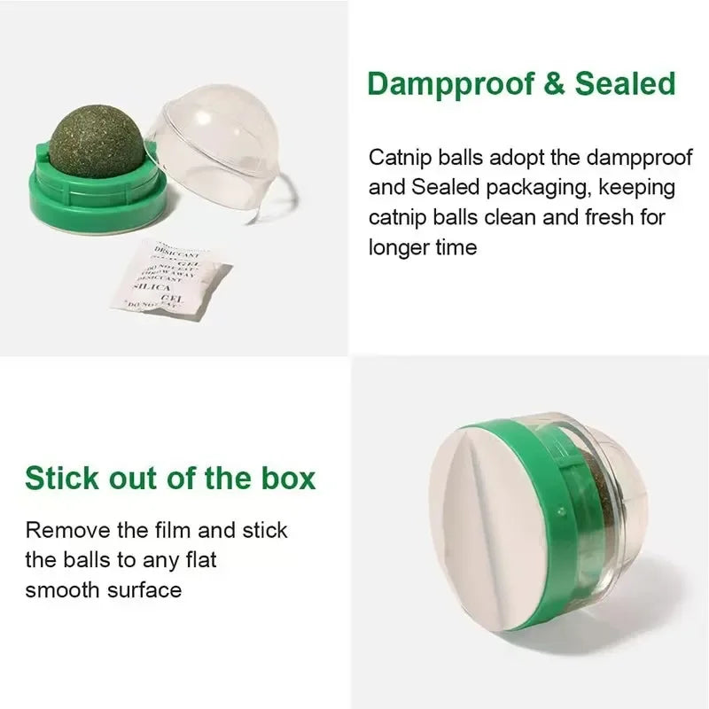 Wall-Mounted Catnip Ball Cat Toy - view 5