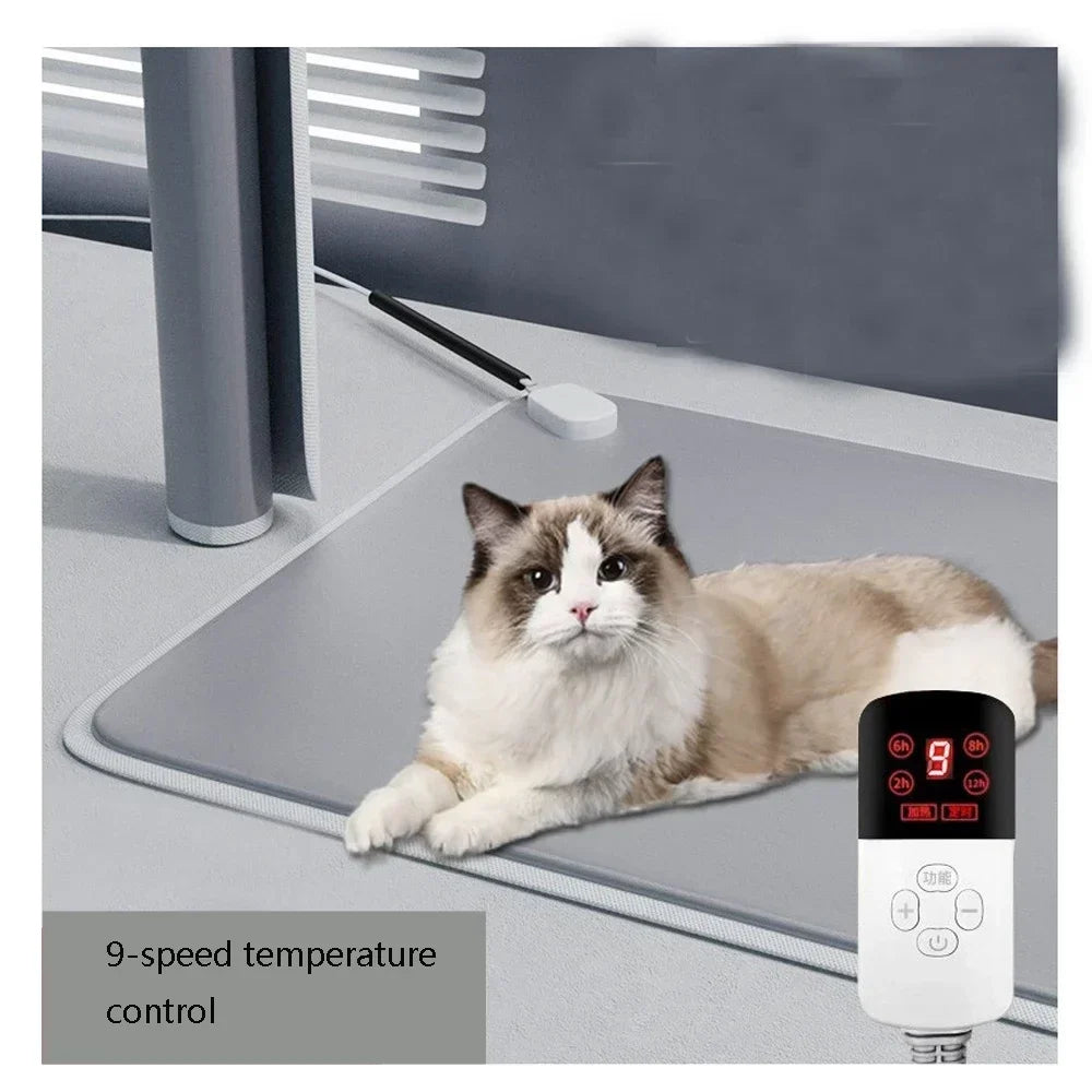 Waterproof Electric Heating Pad Bed for Dogs and Cats - view 2
