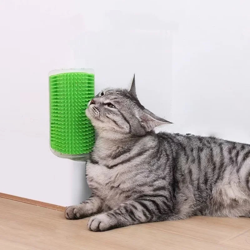 Wall Corner Self-Grooming Massage Brush for Cats - view 5