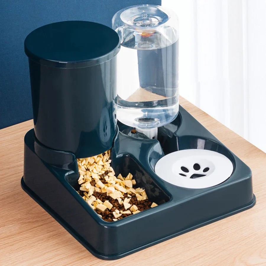 2-in-1 Tilted Gravity Food and Water Feeder for Cats - view 9
