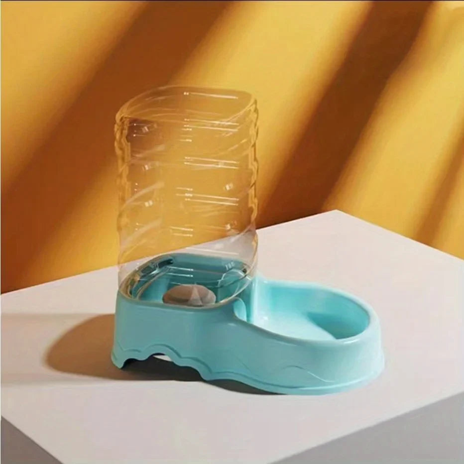 Pet automatic feeder cat drinking water bowl cat bowl dog bowl 3.8L large capacity grain storage barrel pet supplies