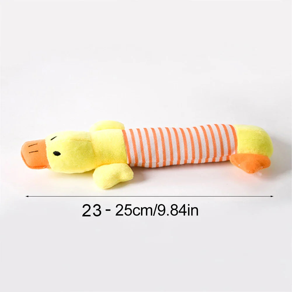 Stuffing-Free Squeaky Crinkle Animal Dog Toy - view 8