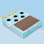 3-in-1 Whack-a-Mole Cat Toy with Scratching Pad - view 4