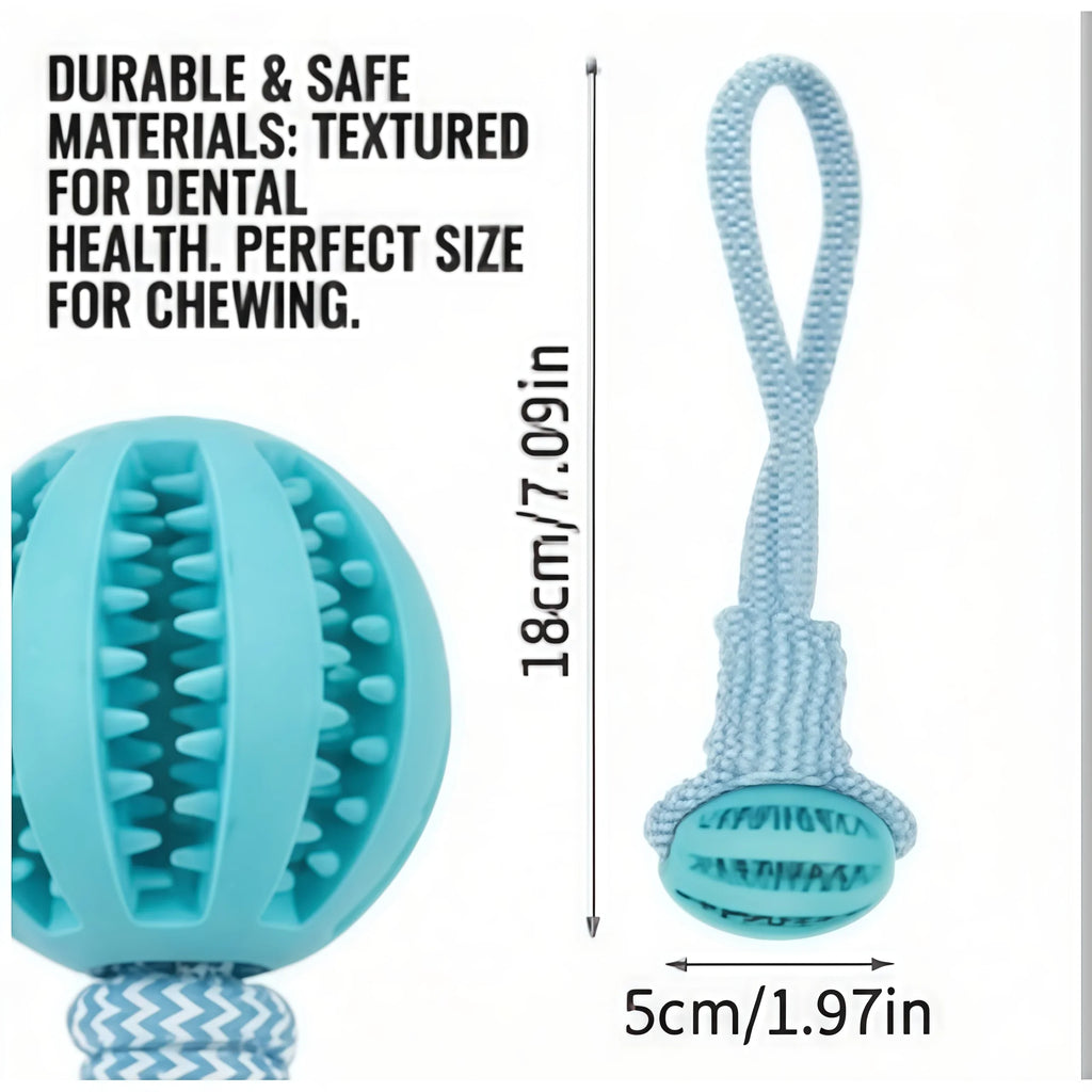 Braided Rope Treat Ball Chew Toy for Dogs - view 6