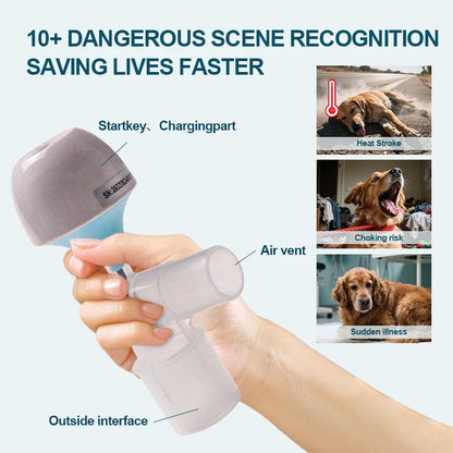 Pet Breathing Asphyxia Alertor For Cat Dog Veterinary Respiratory Choking Alarm Animal Anesthesia Breathing Monitor