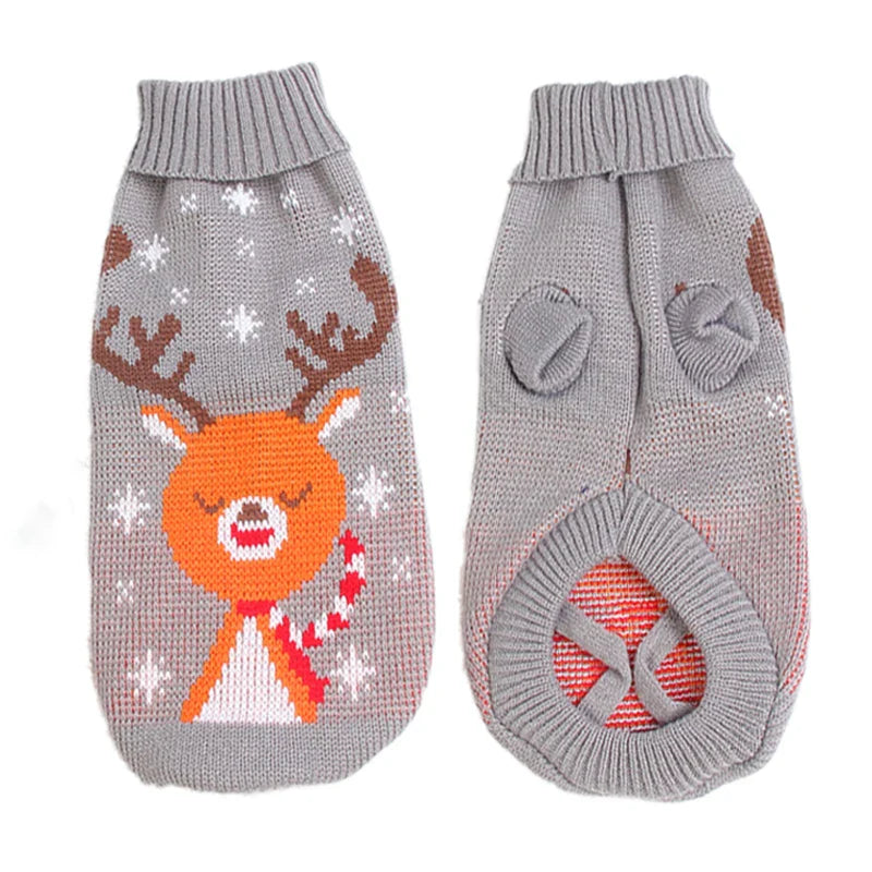 Knitted Winter Sweater for Small and Medium Dogs - view 8