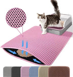 Double-Layer Waterproof Cat Litter Mat, Large