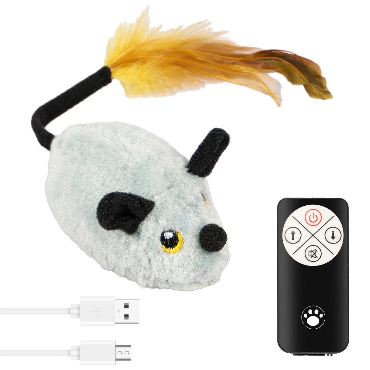 Rechargeable LED Moving Mouse Cat Toy - view 10