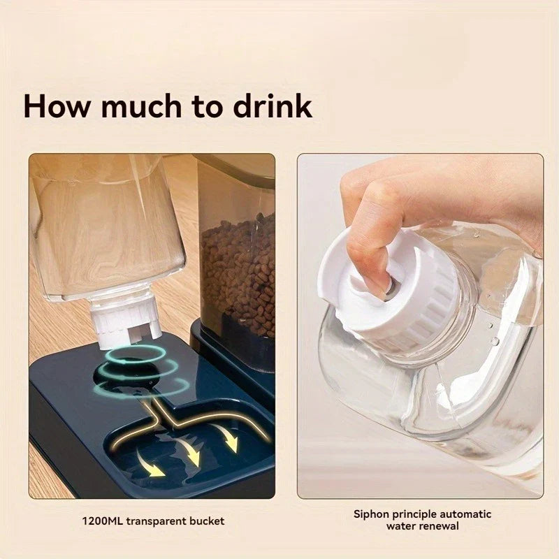 Automatic Food Bowl and Water Feeder Set for Cats and Dogs - view 4