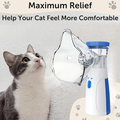 Veterinary Animals Aerosol Chamber Pet Asthma Inhaler Spacer Devices fot Pet Cats Dogs Nebulizer