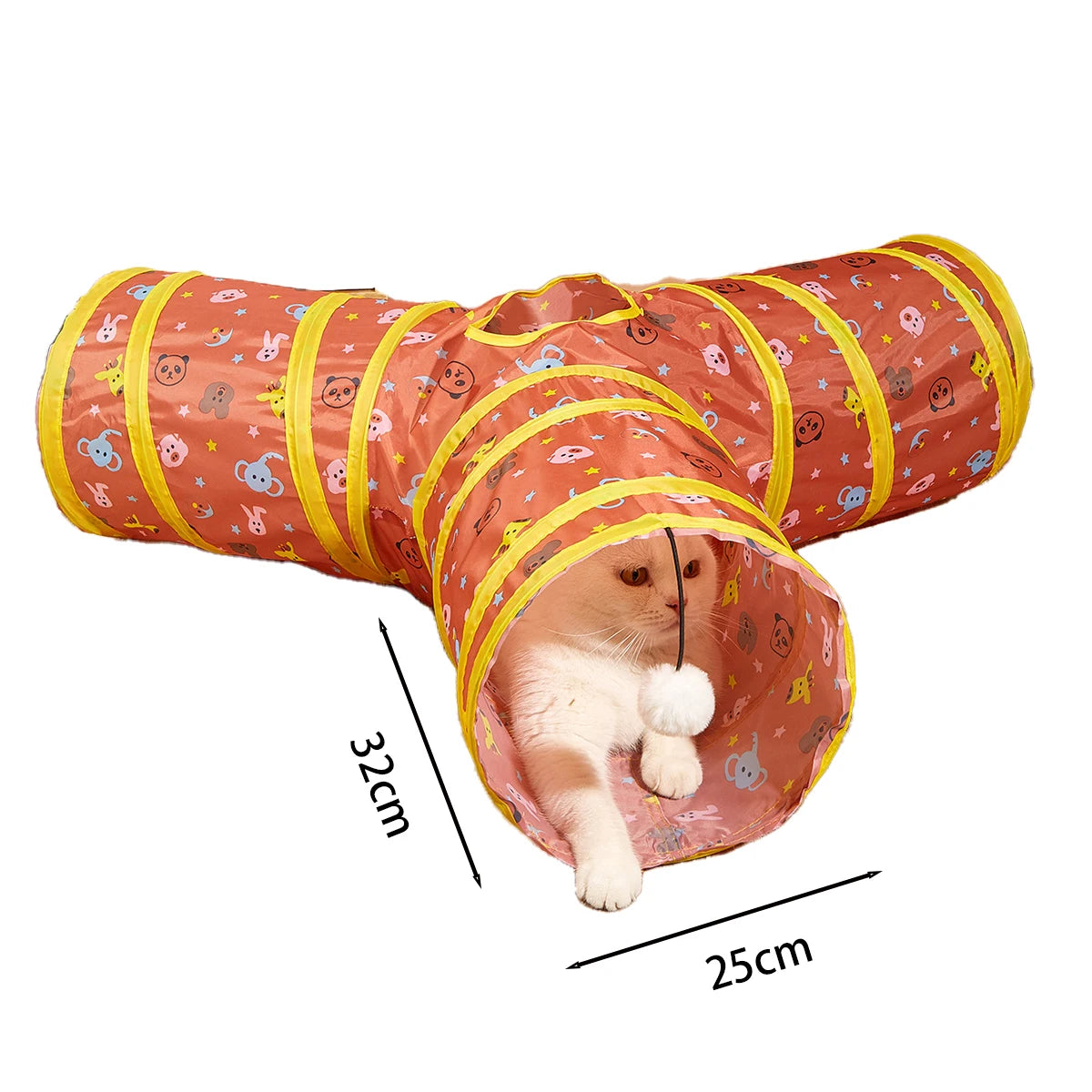Collapsible Cat Tunnel Play Toy