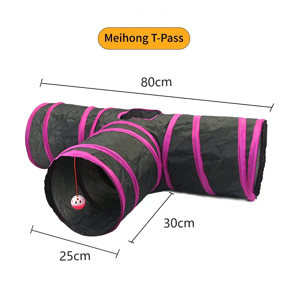 Foldable Crinkle Cat Tunnel Toy - view 7