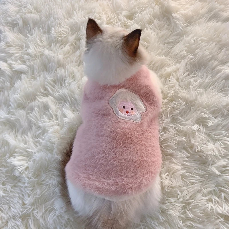 Warm Winter Sweater Vest for Cats and Small Dogs - view 5