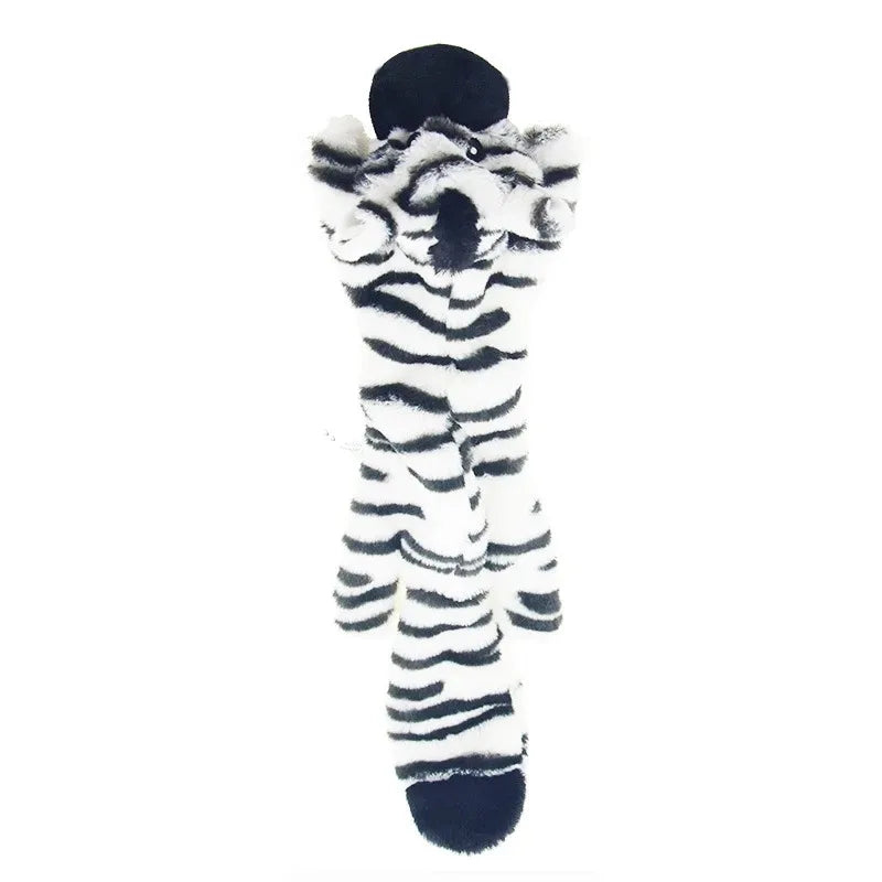 Stuffing-Free Squeaky Crinkle Animal Dog Toy - view 15