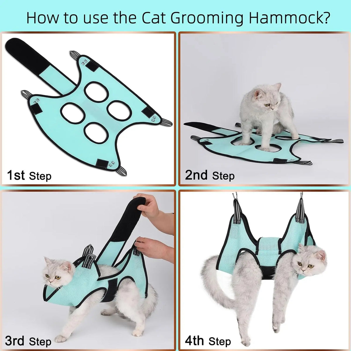 Grooming Hammock Restraint for Cats and Dogs - view 2