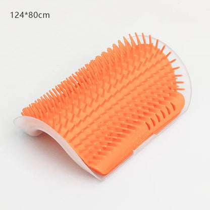 Cat Massage Tool Pet Hair Removal Massage Comb Wall Corner Self Cleaning Rubbing Brush Cats Toys Pet Beauty Supplies