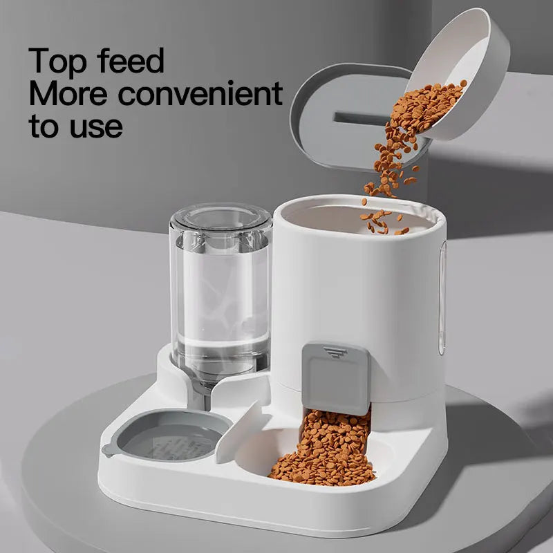 Gravity-Fed Automatic Cat Water Dispenser