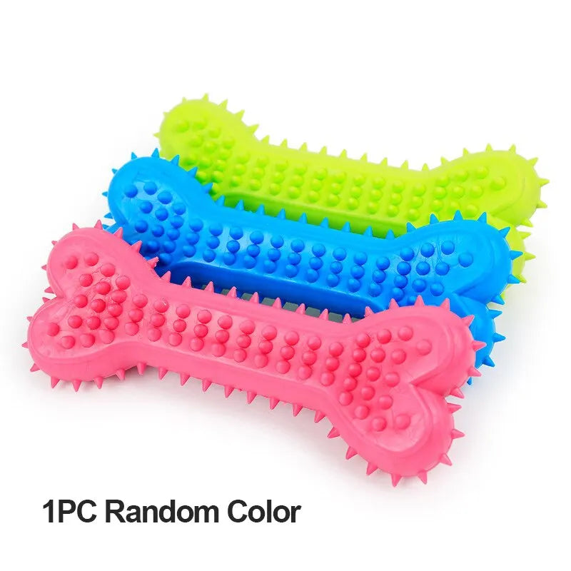 Soft Rubber Bone Chew Toy for Small Dogs - view 6