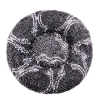 40-90cm 6 Sizes Round Pet Bed for Large Dog Bed Super Soft Cat Bed Plush Dog House for Medium Dog House Winter Warm Sleeping