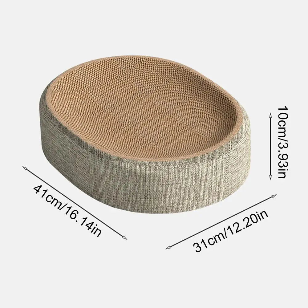 Oval Sisal Cat Scratcher Bed - view 7