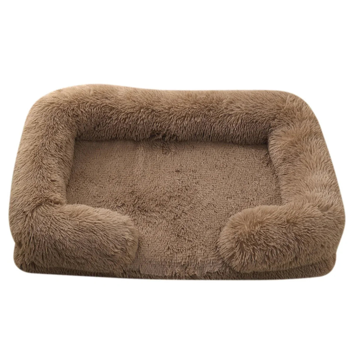 Square Plush Dog Bed with Removable Cover - view 7