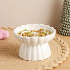 Elevated Ceramic Slow-Feed Cat Bowl