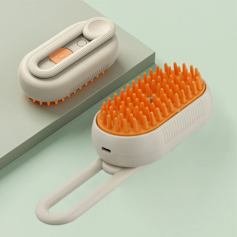 USB Rechargeable Steam Grooming Brush for Cats and Dogs - view 5
