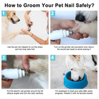 USB Rechargeable Electric Pet Nail Grinder