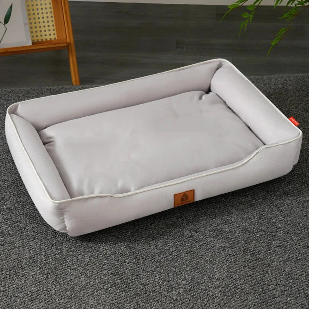 Bite-Resistant Waterproof Square Dog Bed for Large Dogs - view 7