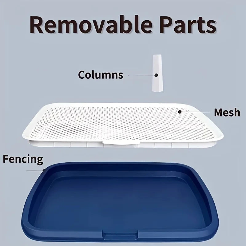 Dog Potty Training Tray with Removable Grate - view 3