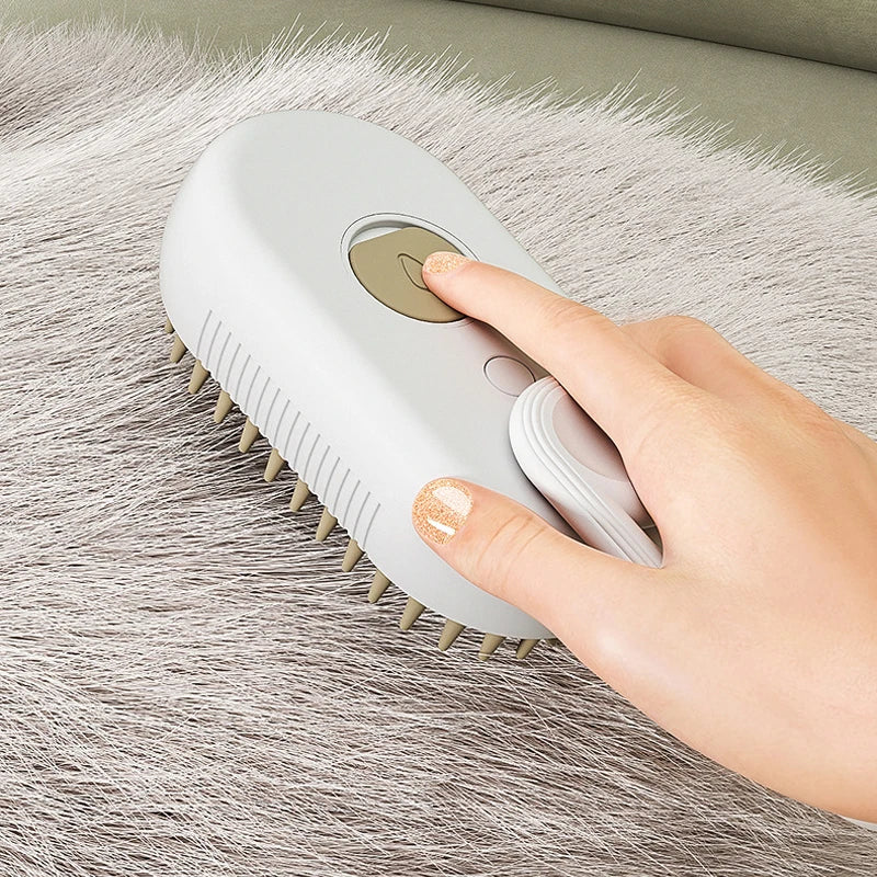 Rotating 3-in-1 Steam Grooming Brush for Cats - view 6