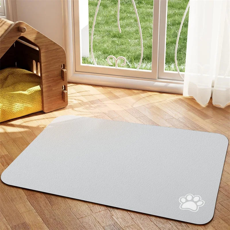 Absorbent Quick-Dry Feeding Mat for Dogs and Cats - view 10
