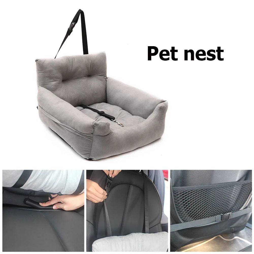 Washable Dog Car Seat Bed for Small Dogs - view 3