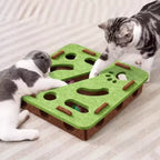 Felt Maze Puzzle Box Cat Toy with Bell Balls - view 3