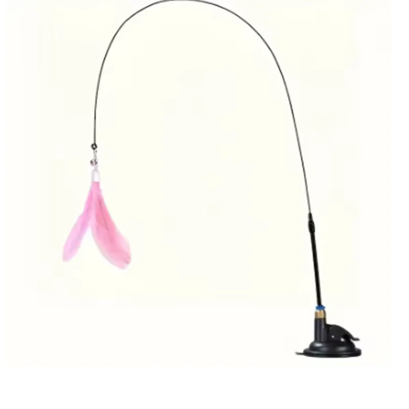 Pet Cat Toys Cute Funny Rainbow Strips Stick Cat Teaser Wand  Pet Toys for Cats Interactive Toys Cat Supplies Pet Products