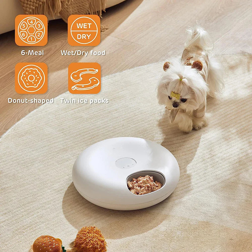 Rechargeable Timed Wet Food Feeder for Cats and Dogs - view 2