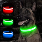 Adjustable Glowing LED Collar for Dogs and Cats