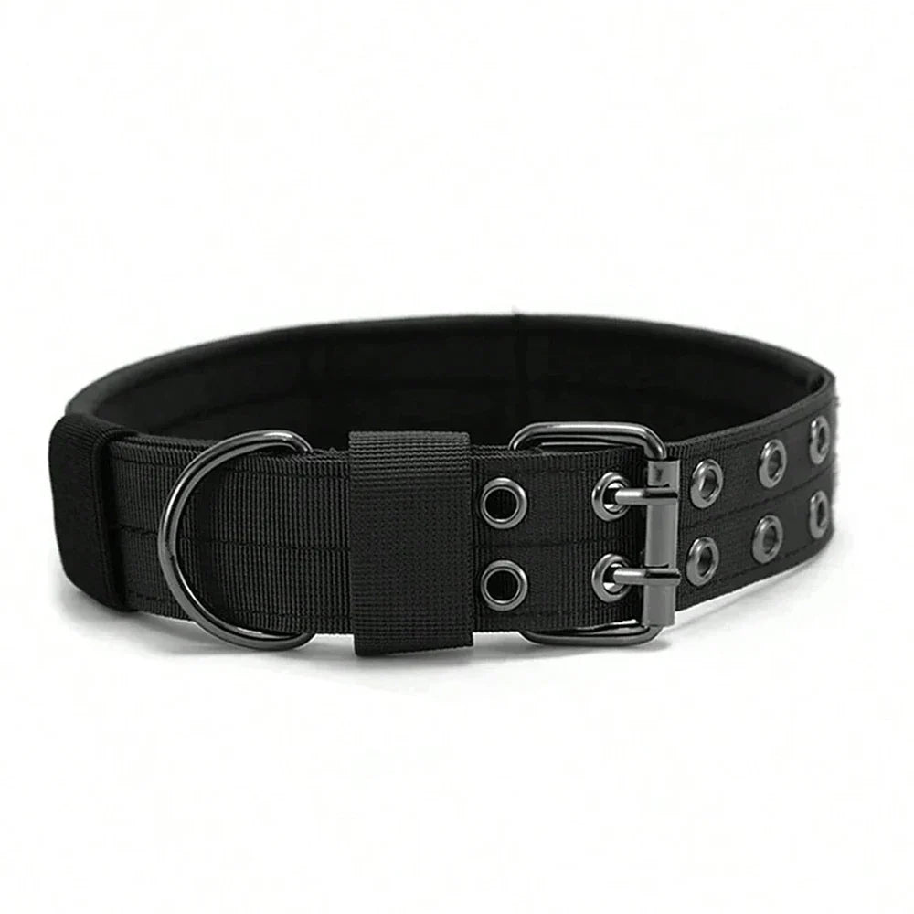 Military-Style Tactical Dog Collar for Medium and Large Dogs - view 7