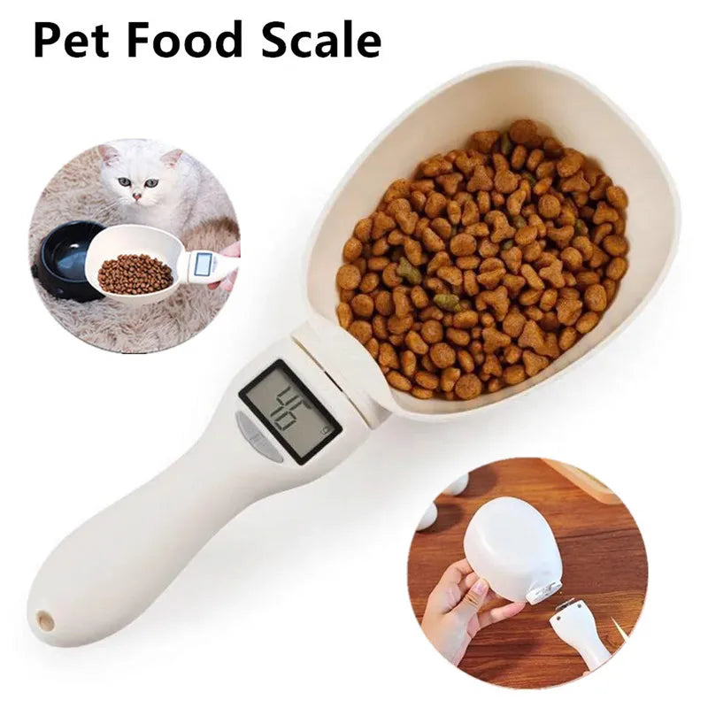 Digital Pet Food Measuring Scoop Scale for Dogs and Cats