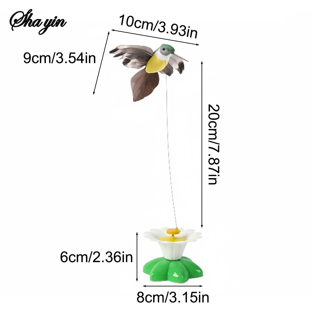 Electric Spinning Hummingbird Cat Teaser Toy - view 5
