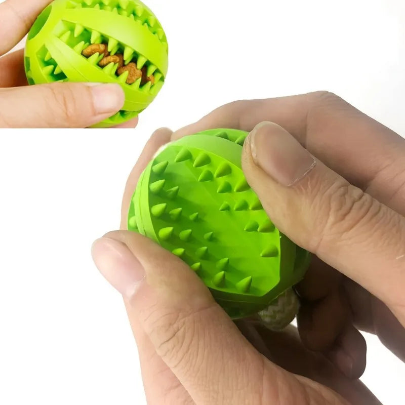 Braided Rope Treat Ball Chew Toy for Dogs - view 5