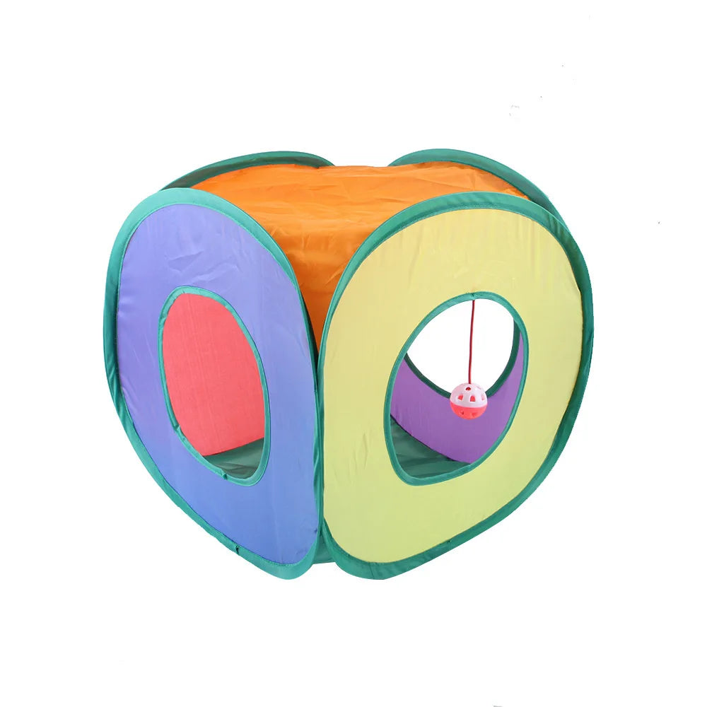 Foldable Crinkle Cat Tunnel Toy - view 9
