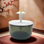 Cat Flower Water Fountain, USB-Powered and Silent