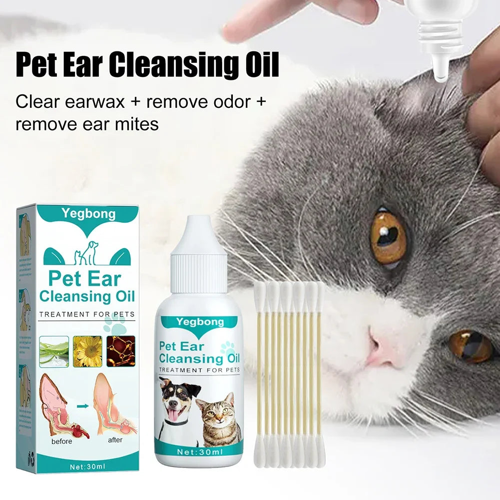Pet Ear Cleaning Oil, 30ml