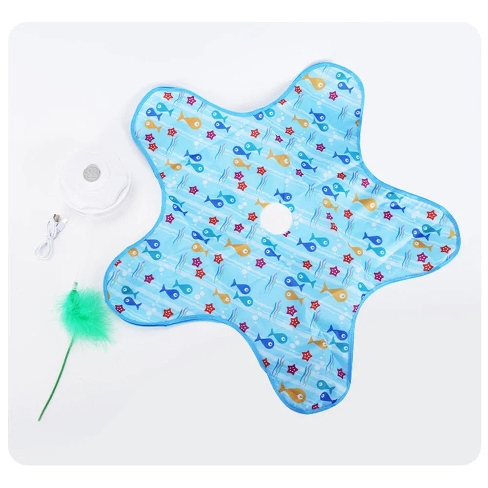 Electric Hide-and-Seek Feather Wand Cat Toy - view 7