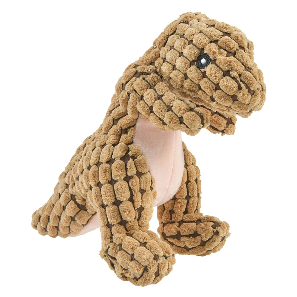Plush Dinosaur Chew Toy for Small Dogs and Cats - view 9