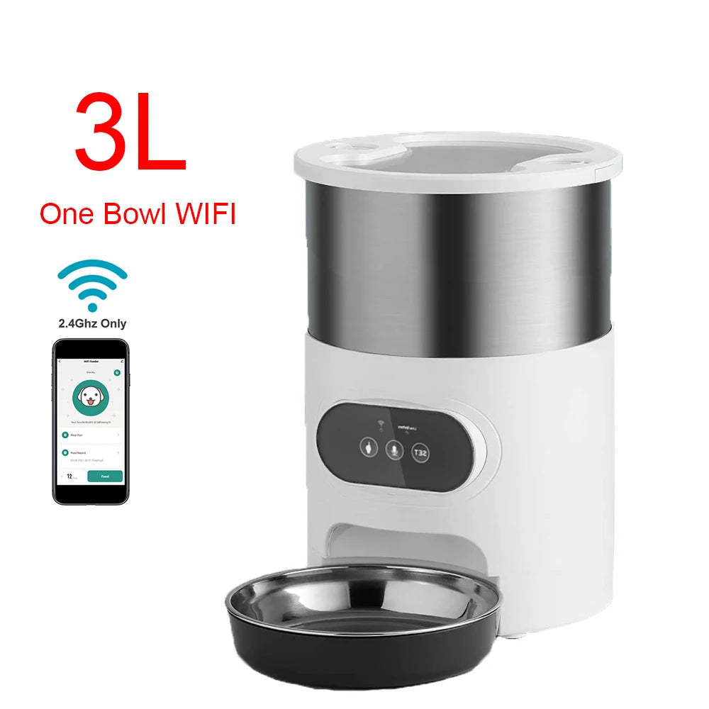 Tuya Smart App-Controlled Pet Feeder