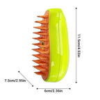 3-in-1 Electric Steam Massage Grooming Brush for Dogs and Cats - view 5