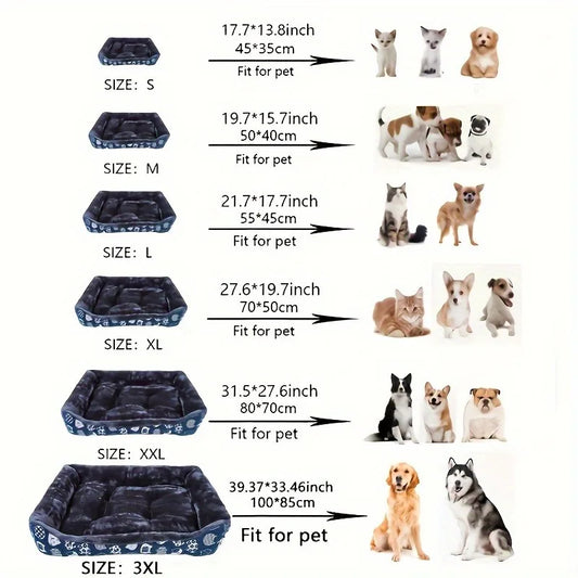 Pet Dog Bed Sofa Mats Winter Pet Products Coussin Chien Accessories Dogs Basket Supplies For Large Medium Small House Cat Bed